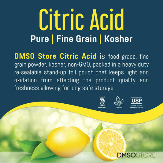 High-purity citric acid! for food preservation, cleaning, and crafts. Non-GMO, safe, and wholesale price. Buy bulk citric acid. DMSO Store Shop Now