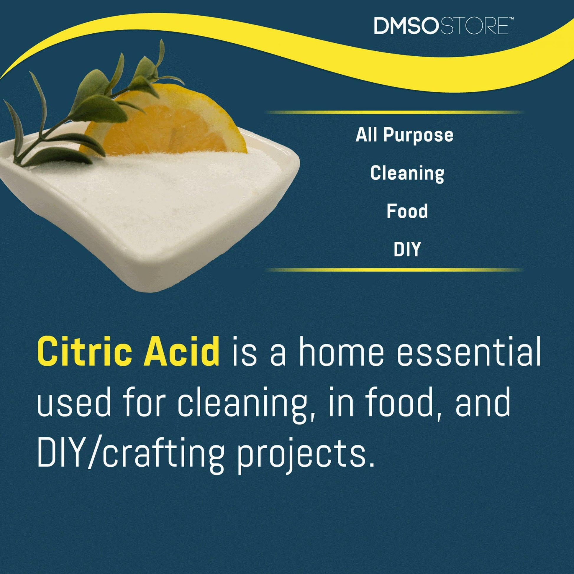High-purity citric acid! for food preservation, cleaning, and crafts. Non-GMO, safe, and wholesale price. Buy bulk citric acid. DMSO Store Shop Now