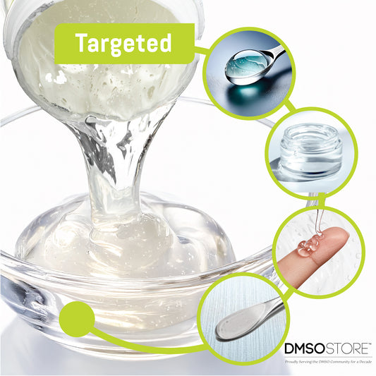 DMSO 4 oz. Gel Non-diluted 99.995% Low Odor Pharma Grade Dimethyl Sulfoxide in BPA Free Plastic