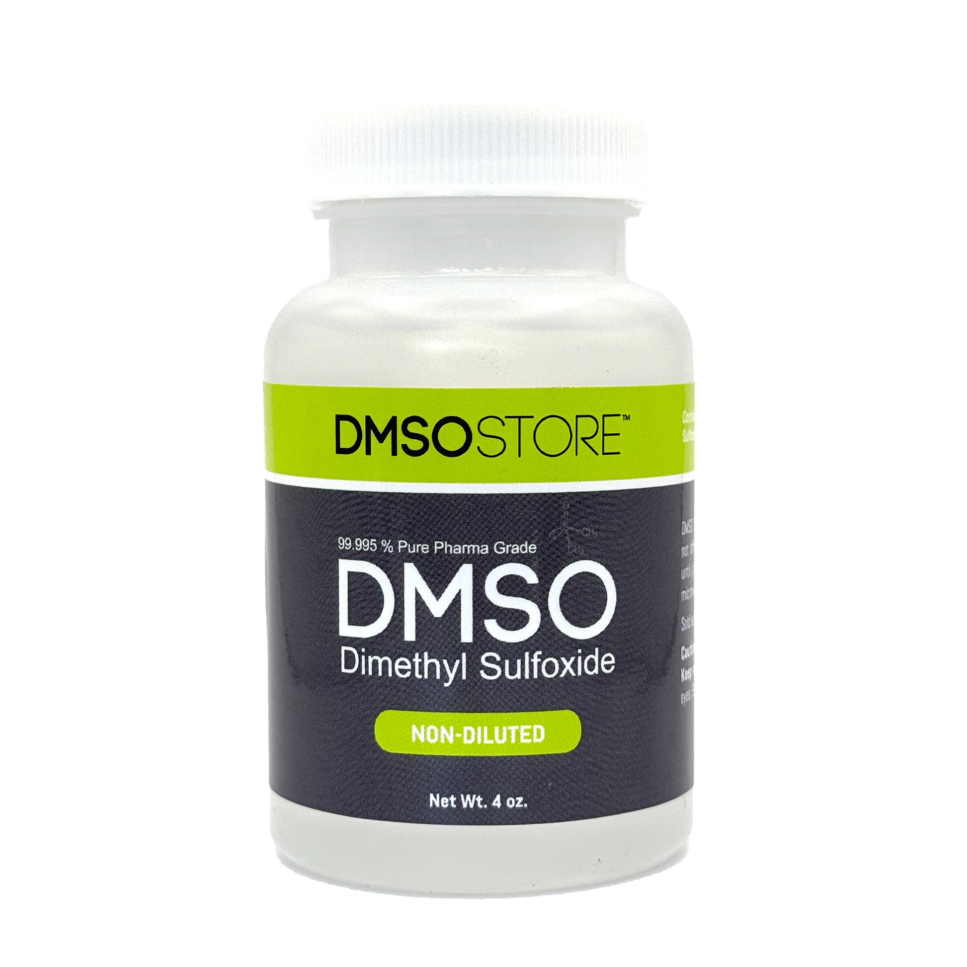 High-quality, 4oz undiluted DMSO liquid is perfect for pain relief and skin health. It is low odor and BPA-free. DMSO Store is your trusted store. Shop now!