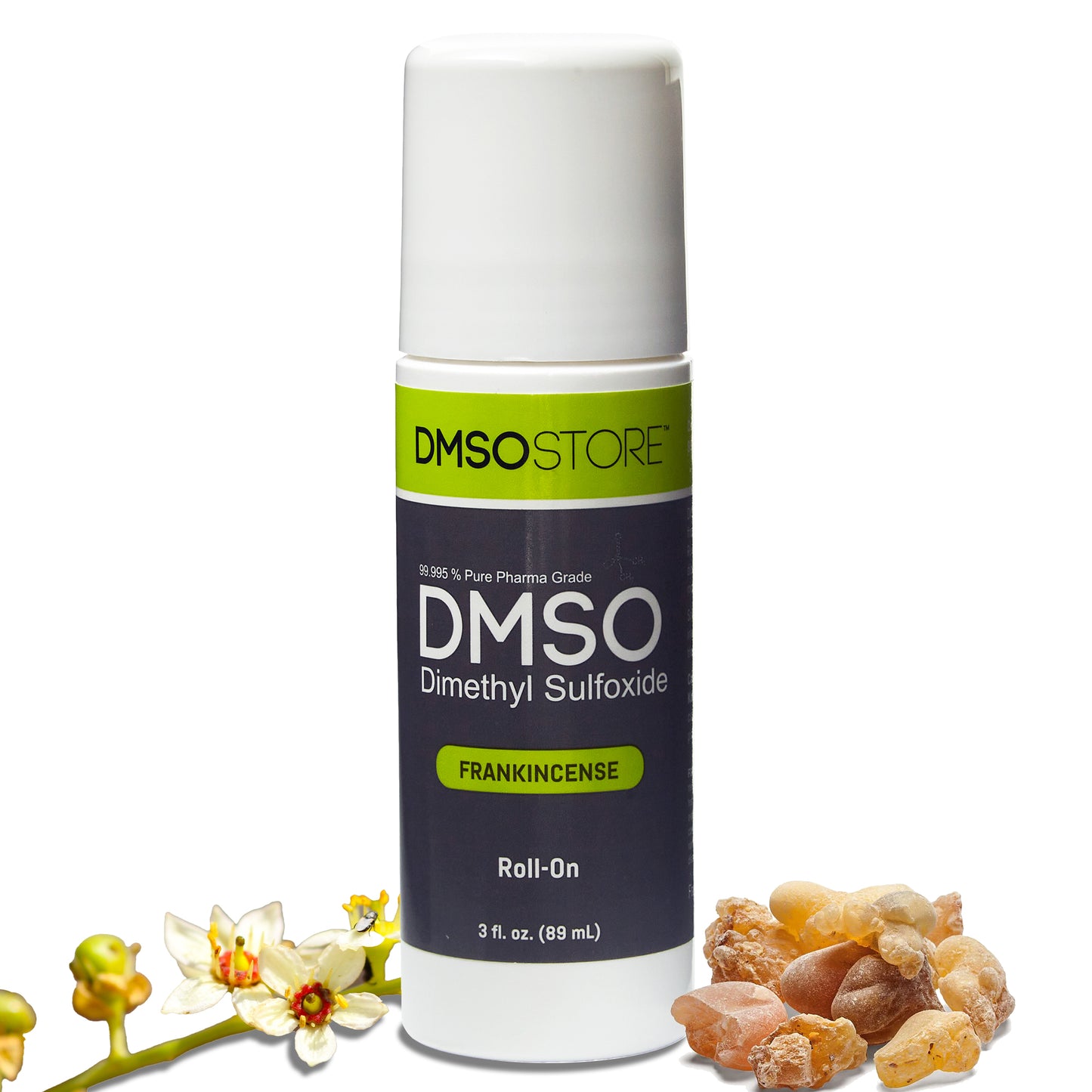 DMSO Roll-On with Frankincense | Low-Odor Topical Blend – 3oz
