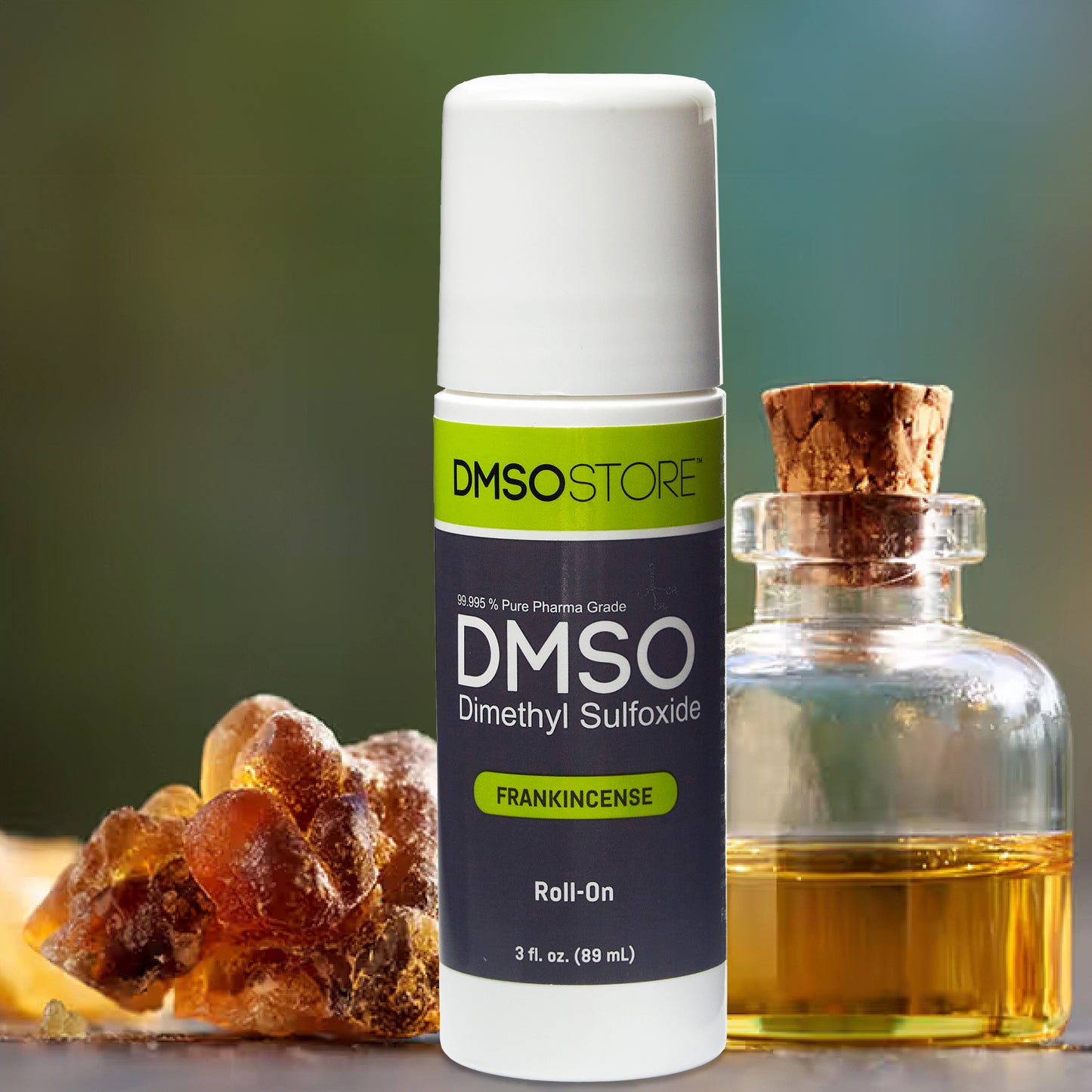 DMSO Roll-On with Frankincense | Low-Odor Topical Blend – 3oz