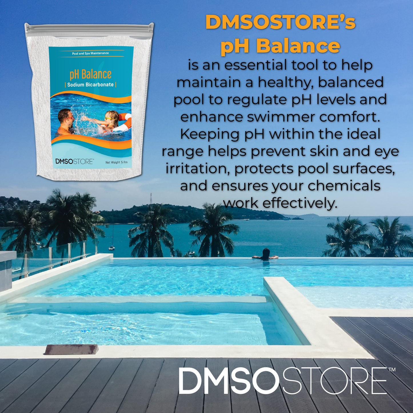 Maintain the perfect balance in your pool with our Alkalinity Increaser—a powerful solution designed to raise pH levels and alkalinity effectively. By improving water balance, enhancing the efficiency of pool chemicals, and reducing the risk of corrosion, our premium soda ash ensures a pristine, crystal-clear swimming environment for you and your family.