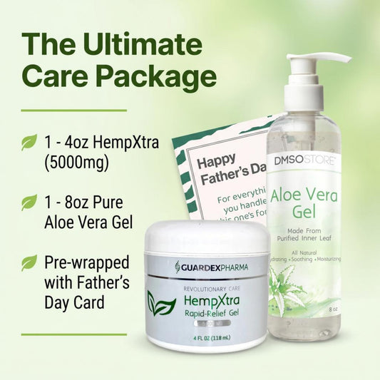 Father’s Day Relief & Recovery Gift Set – HempXtra & Aloe Vera Gel