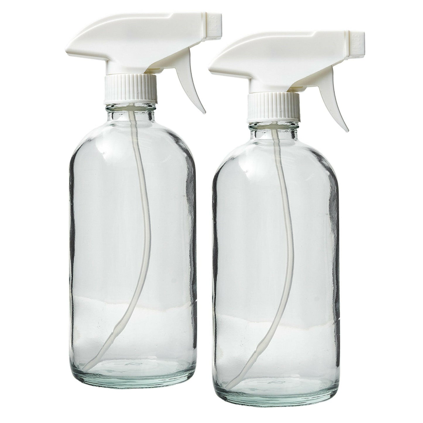 DMSOSTORE 2 Glass Spray Bottles with white trigger sprayer - dmsostore