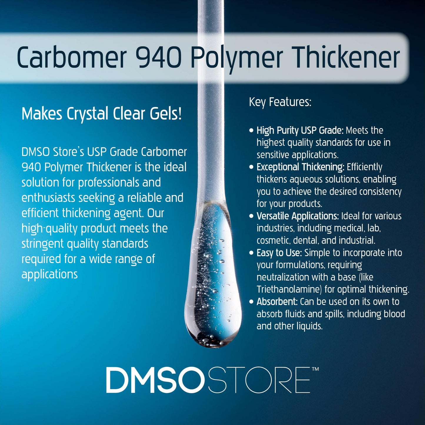 Carbomer 940 Polymer Thickener 2 lb.