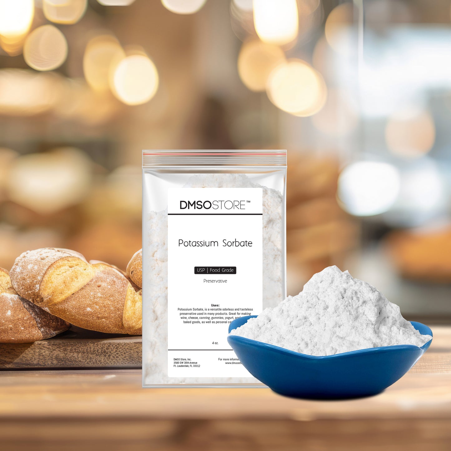 Potassium Sorbate 4 oz. Wine Stabilizer Preservative for Gummies, and much more.