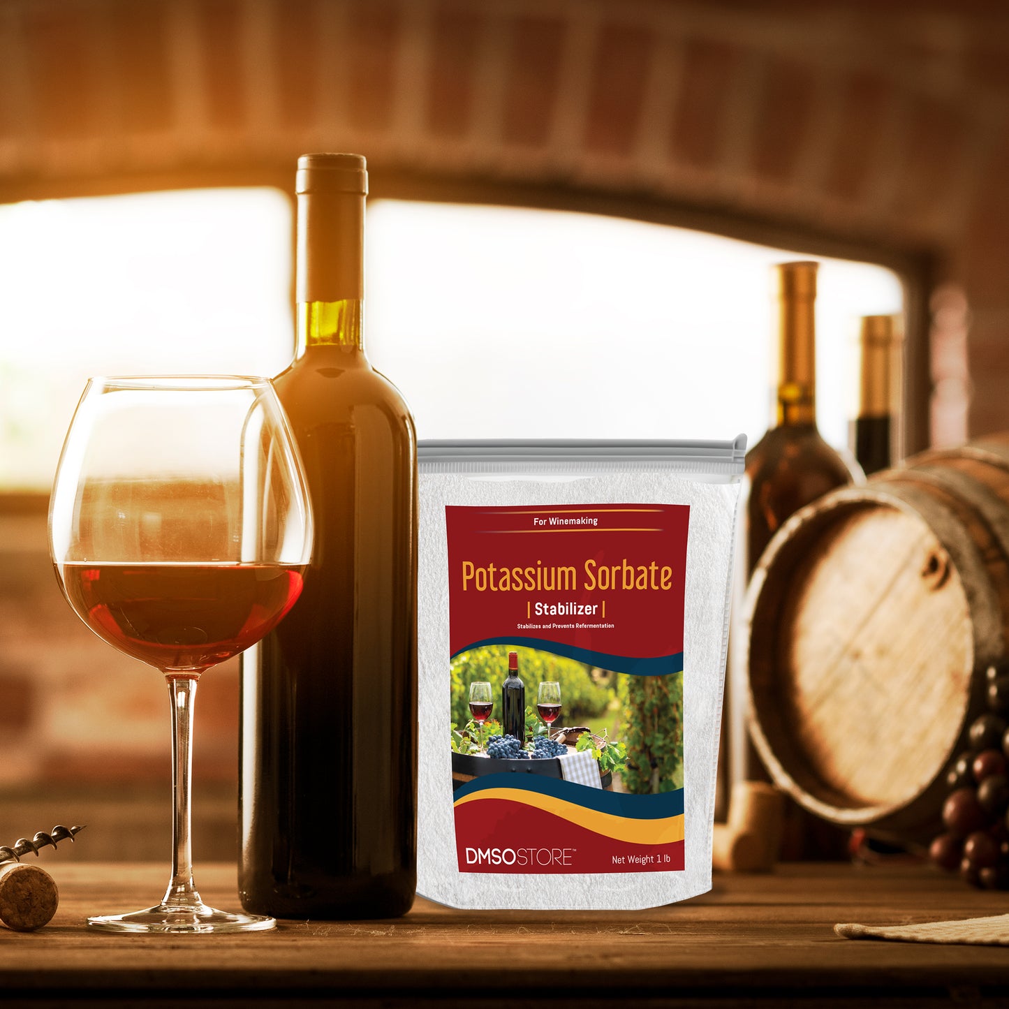 Potassium Sorbate 1 lb - Food Grade Preservative for Winemaking & Food