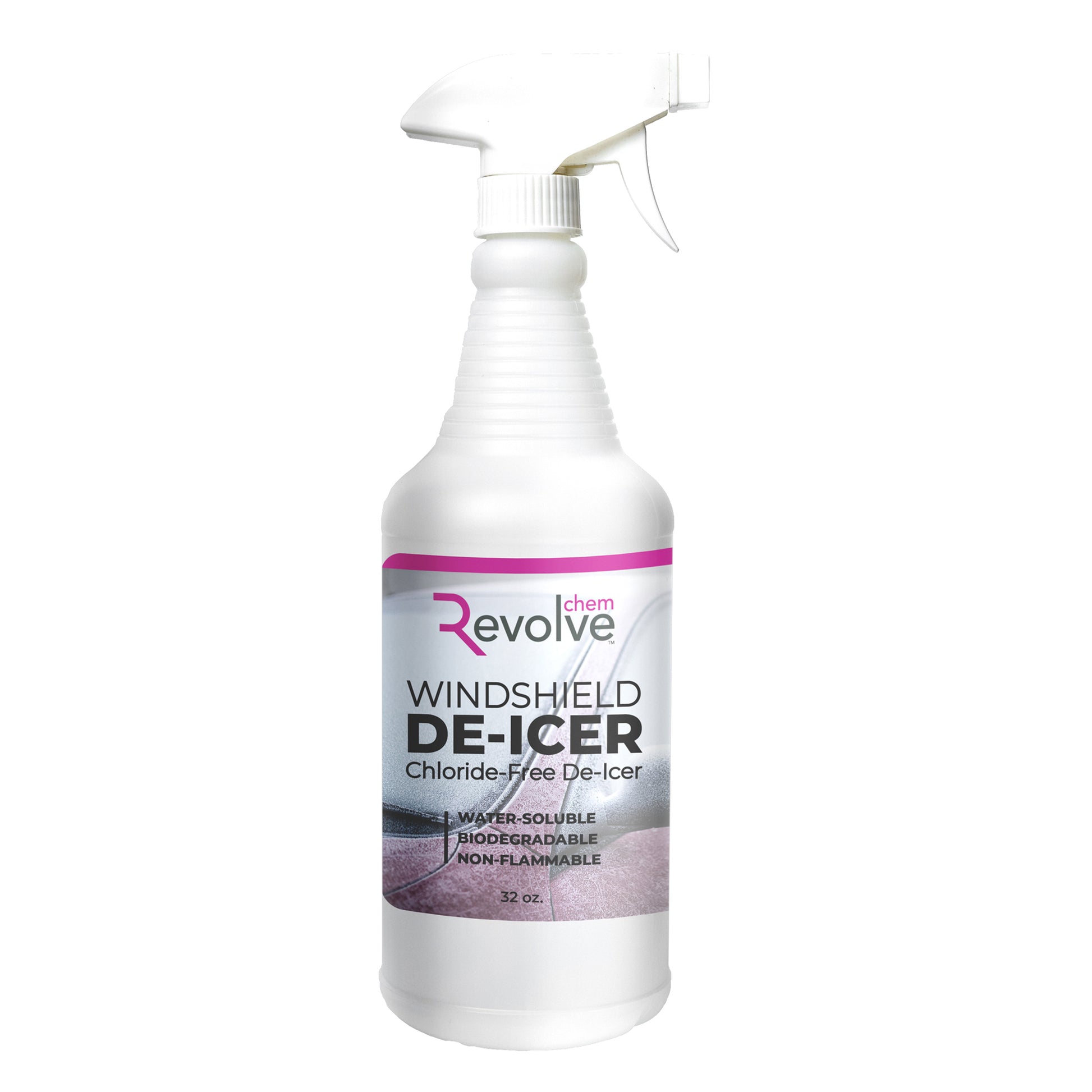 Ultimate winter de-icer! Revolve Chem melts ice fast at -25°F. Non-corrosive, biodegradable, perfect for windshields & washer fluid. Get clear views.