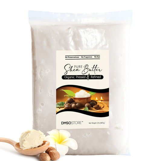 Pure, organic, refined shea butter. It's fragrance-free and preservative-free. It deeply hydrates and restores skin and hair. Great for DIY!