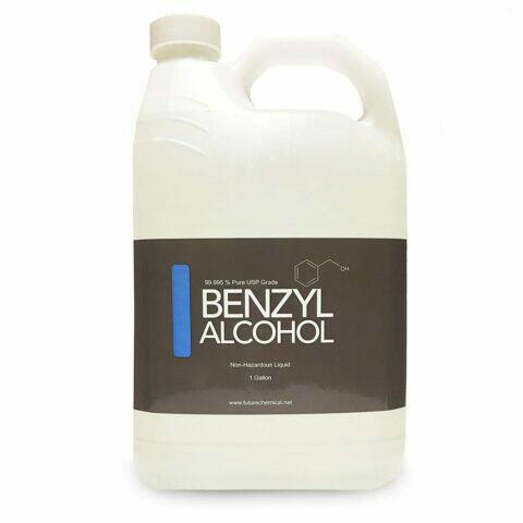 Elevate your self-care practices! 1 Gallon Benzyl Alcohol, USP Grade, perfect for large-scale skincare, beauty, and pharmaceutical applications. Sterile & safe packaging.