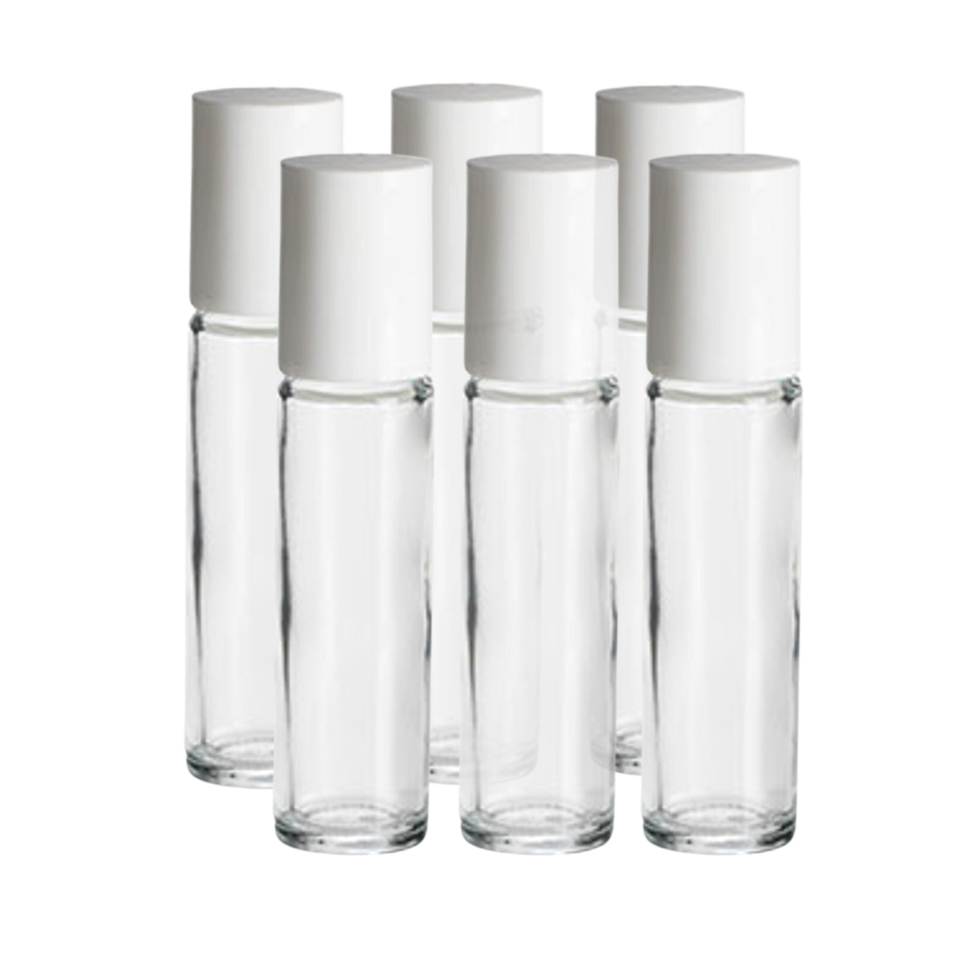 6 Re-fillable Roll on kit 10ML. Glass Roller Ball & Container - dmsostore