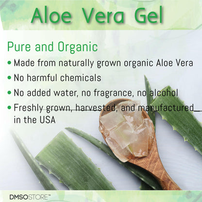 100% Pure Aloe Vera Gel Organic Soothing Skin Moisturizer Alcohol free 16 oz.