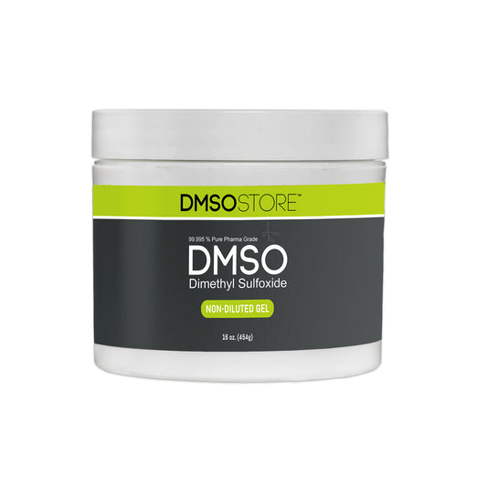 DMSO 1 lb. Gel Non-diluted 99.995% Low Odor Pharma Grade Dimethyl Sulfoxide in BPA Free Plastic Jar