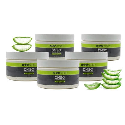 5-Pack DMSO Aloe Gel 4oz Healing, Pure, Low Odor