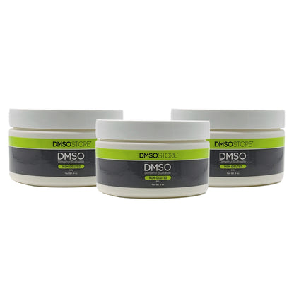 Triple Pack: 3 x 4 oz. DMSO Gel - Non-Diluted 99.995% Low Odor Pharma Grade Dimethyl Sulfoxide