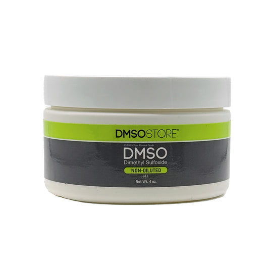 DMSO 4 oz. Gel Non-diluted 99.995% Low Odor Pharma Grade Dimethyl Sulfoxide in BPA Free Plastic