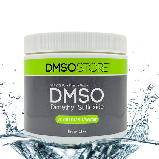 DMSO/Distilled Water 70/30 Gel 16 oz. Jar 99.995% Low Odor Pharma Grade Dimethyl Sulfoxide in BPA Free Plastic