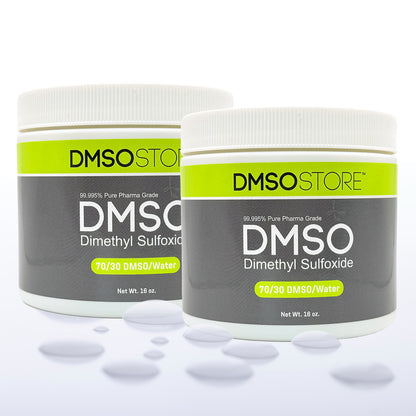 DMSO/Distilled Water 70/30 Gel 16 oz. Jar 99.995% Low Odor Pharma Grade Dimethyl Sulfoxide in BPA Free Plastic