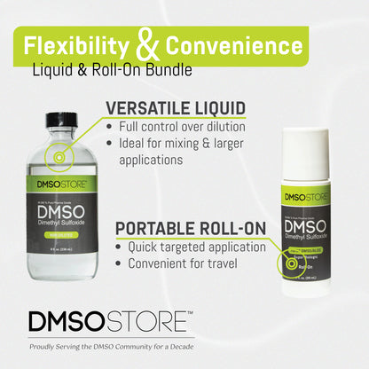 DMSO Liquid and Roll on Versatility Set
