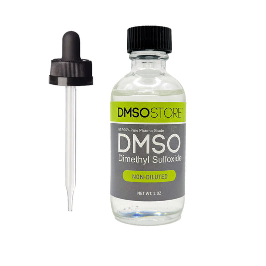 2-oz. DMSO Liquid Non-Diluted 99.995% in a Glass Bottle w/ Dropper