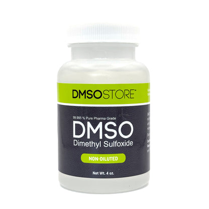 99.995% Pure Pharma Grade DMSO Liquid - Low Odor, BPA-Free (4 oz)