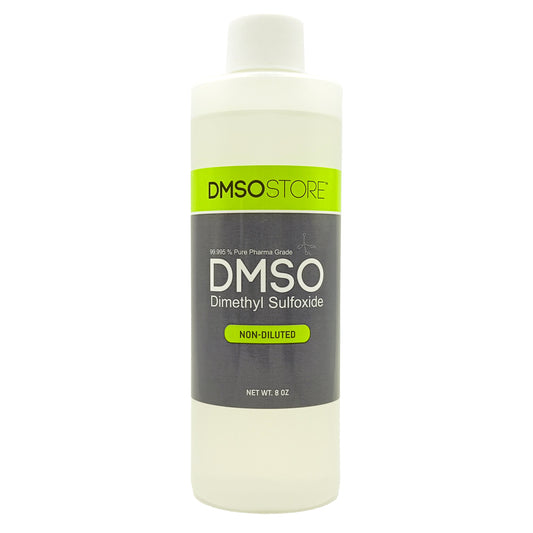 DMSO 8 oz. Non-diluted 99.995% Low Odor Pharma Grade Liquid Dimethyl Sulfoxide in BPA Free Plastic