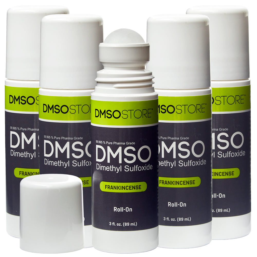 DMSO Roll-On with Frankincense, 3 oz, Pure 99.995% Pharma Grade