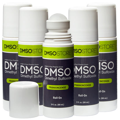 DMSO Roll-On with Frankincense, 3 oz, Pure 99.995% Pharma Grade