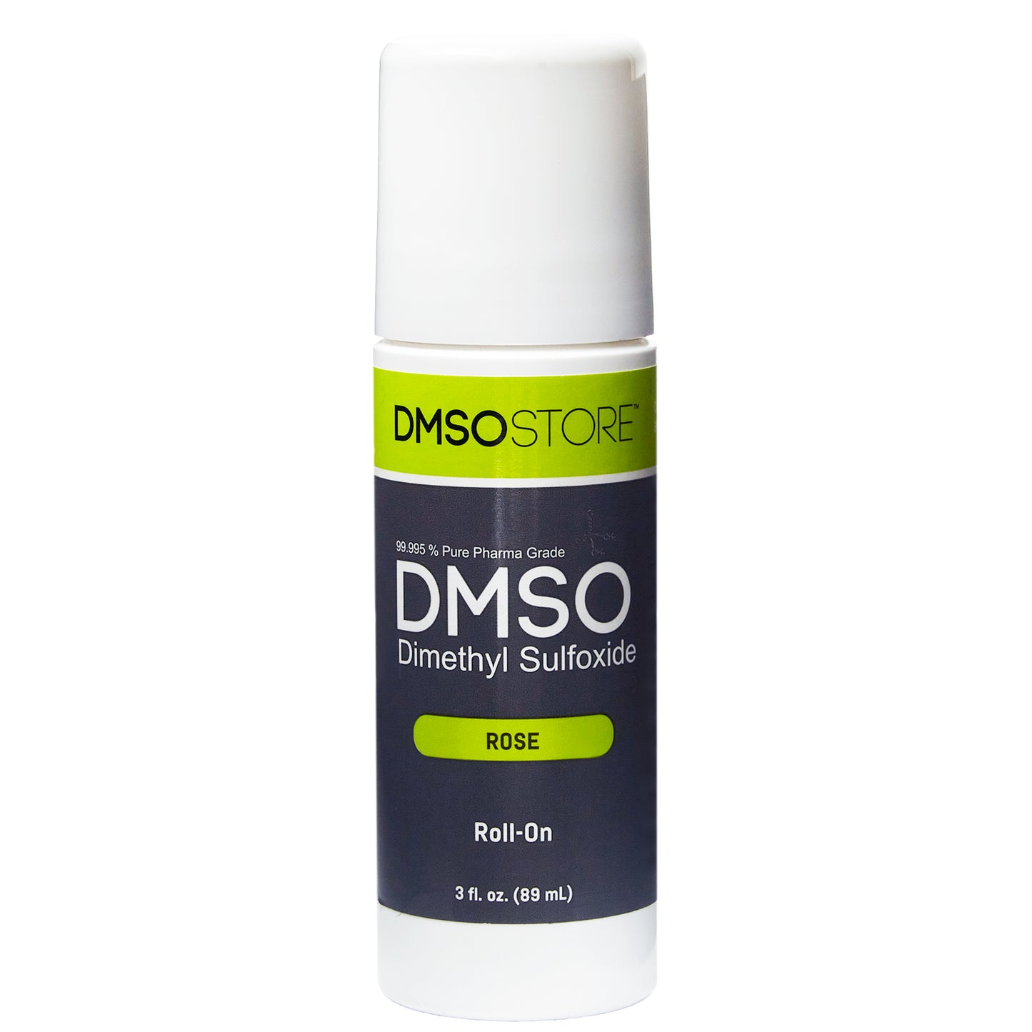 Rose DMSO 3 oz. Roll-on 99.995% Pharma Grade  Dimethyl Sulfoxide in BPA Free Plastic