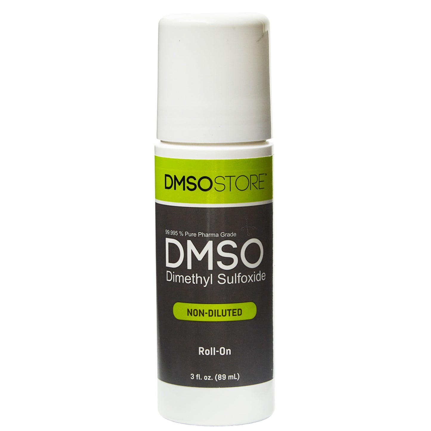 DMSO 3 oz. Roll-on Non-diluted 99.995% Low Odor Pharma Grade Liquid Dimethyl Sulfoxide - dmsostore
