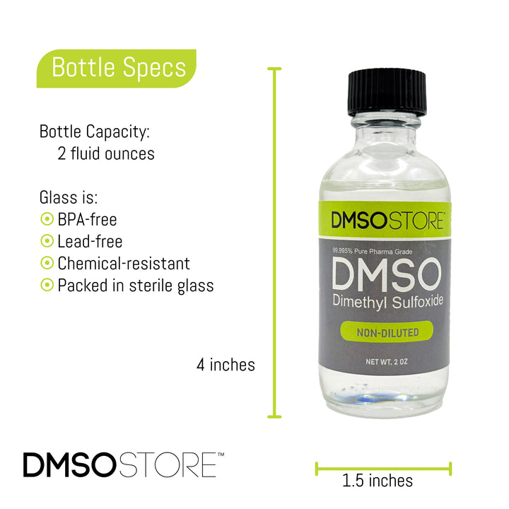 DMSO Liquid in Glass Bottles | 99.995% Pure Pharma Grade – dmsostore