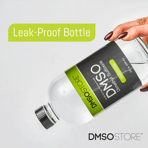 DMSO 8 oz. Glass Bottle Non-diluted 99.995% Low Odor Pharma Grade Liquid Dimethyl Sulfoxide