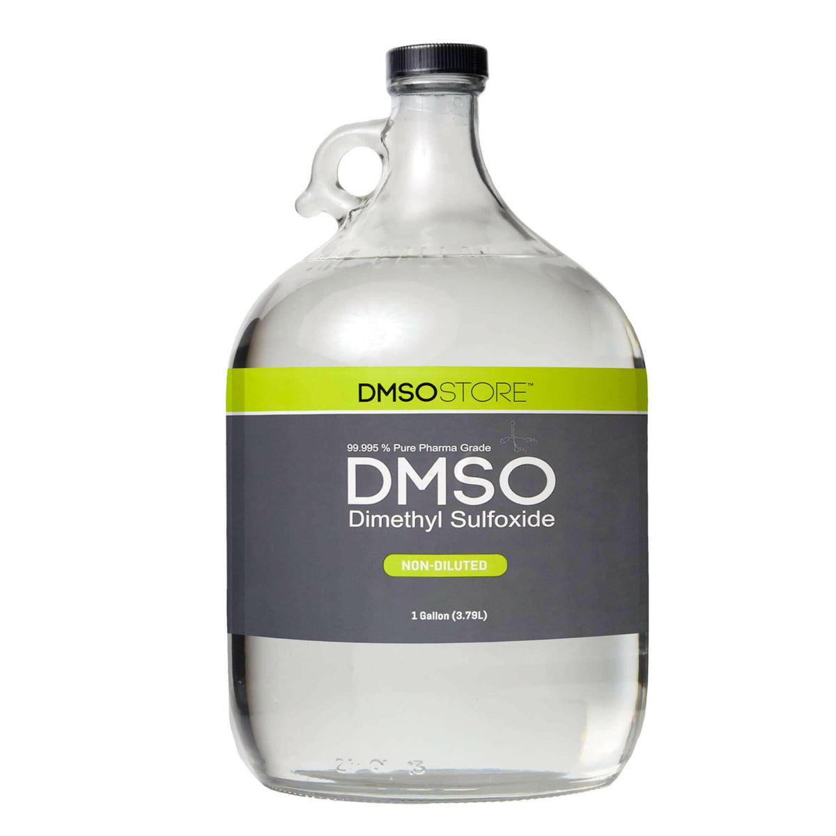 1 Gallon Pure DMSO | Undiluted, Glass Bottle