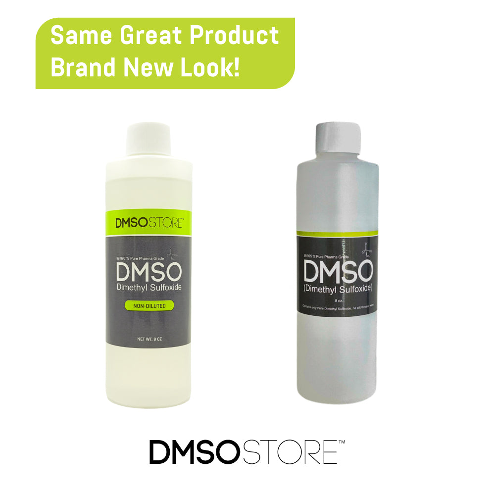 DMSO 8 oz. 2 Bottle Special Non-diluted 99.995% Low Odor Pharma Grade Liquid Dimethyl Sulfoxide in BPA Free Plastic