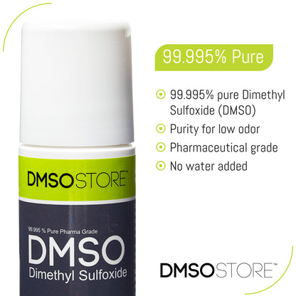 DMSO 70/30 3 oz. Aloe Vera Roll-on Super Biologic 4 Bottle Special 99.995% Low Odor Pharma Grade in BPA Free Plastic