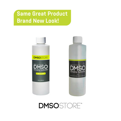 DMSO 8 oz. 2 Bottle Non-diluted 99.995% Low Odor Pharma Grade Liquid Dimethyl Sulfoxide in BPA Free Plastic - dmsostore