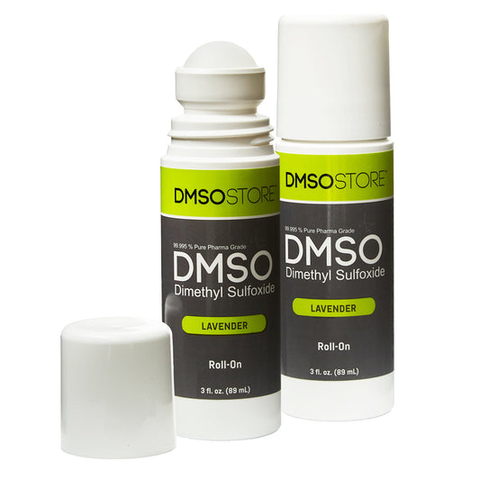 2 Bottle 99.9% Pure Pharma Grade DMSO Lavender DMSO Roll-On for Relaxation and Stress Relief 