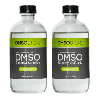 DMSO 8 oz. Non-diluted Low Odor Pharma Grade Liquid Dimethyl Sulfoxide 2 Bottles