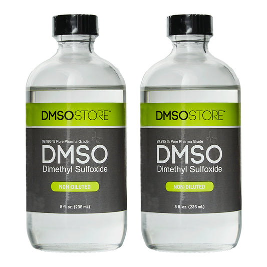 DMSO 8 oz. Non-diluted Low Odor Pharma Grade Liquid Dimethyl Sulfoxide 2 Bottles