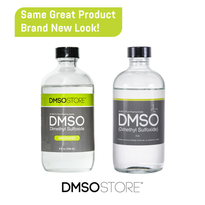 DMSO 8 oz. 3 Glass Bottle Special Non-diluted 99.995% Low Odor Pharma Grade Liquid Dimethyl Sulfoxide - dmsostore