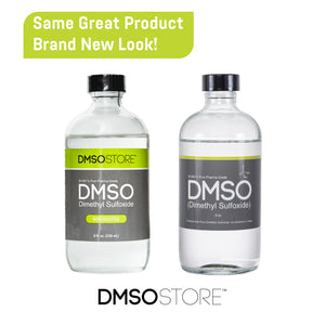 DMSO 8 oz. 3 Glass Bottle Special Non-diluted 99.995% Low Odor Pharma Grade Liquid Dimethyl Sulfoxide
