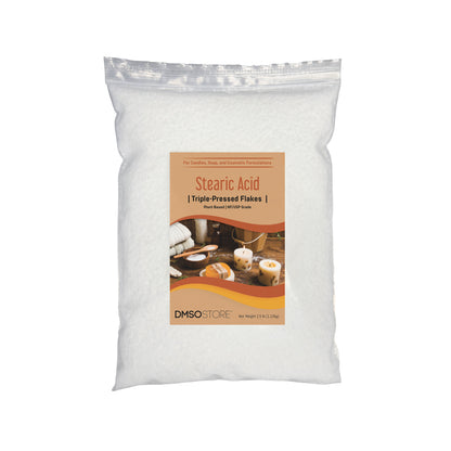 Stearic Acid Flakes 2.5 lbs. Triple Pressed NF/USP Food Grade