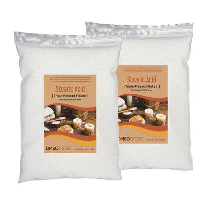 Stearic Acid Flakes 5 lbs. Triple Pressed NF/USP Food Grade