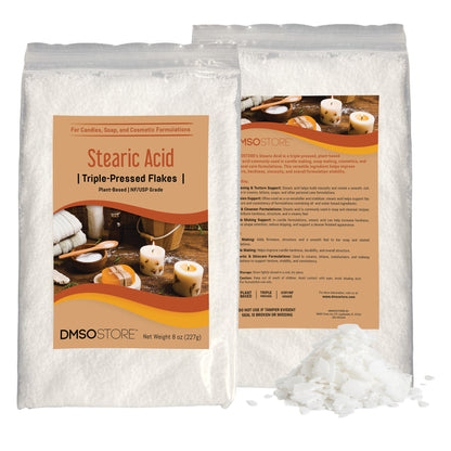 Stearic Acid Flakes 8 oz. Triple Pressed NF/USP Food Grade