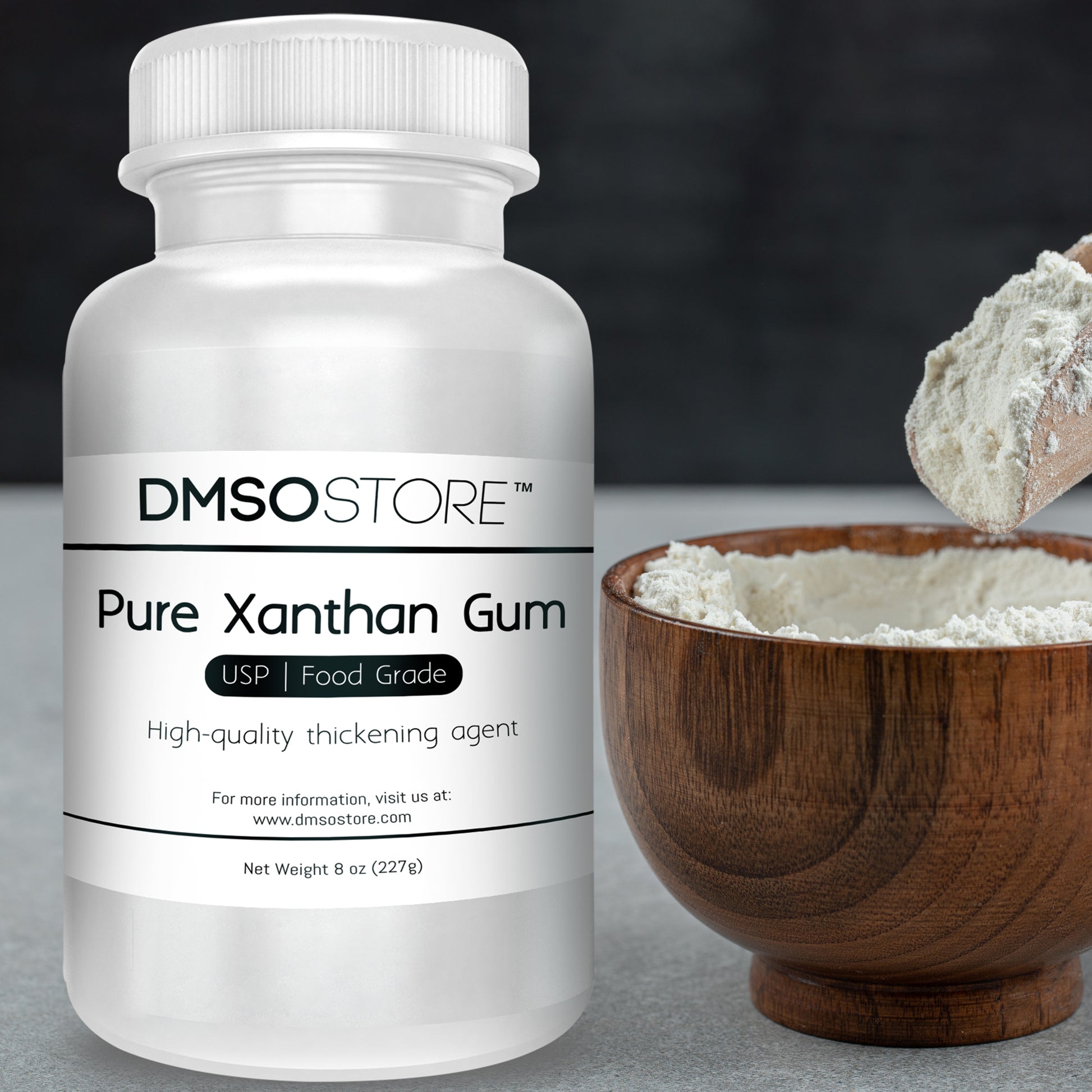 Buy Xanthan Gum Powder 8 oz Vegan & Gluten-Free Thickener Buy Xanthan Gum Powder 8 oz Vegan & Gluten-Free Thickener