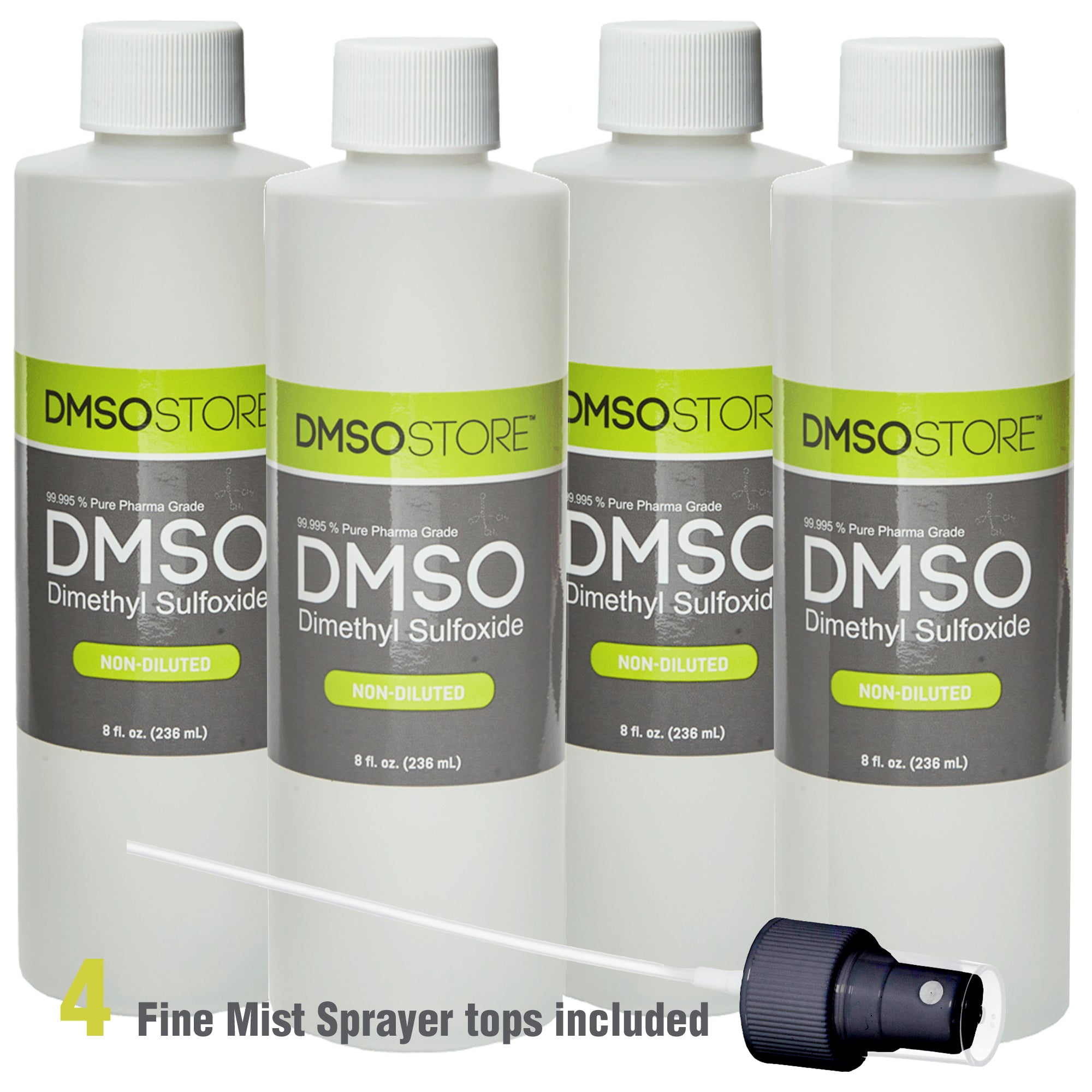 DMSO Liquid 8 oz in Plastic Bottle with Sprayer Pure 99.995 Pharma Gra ...