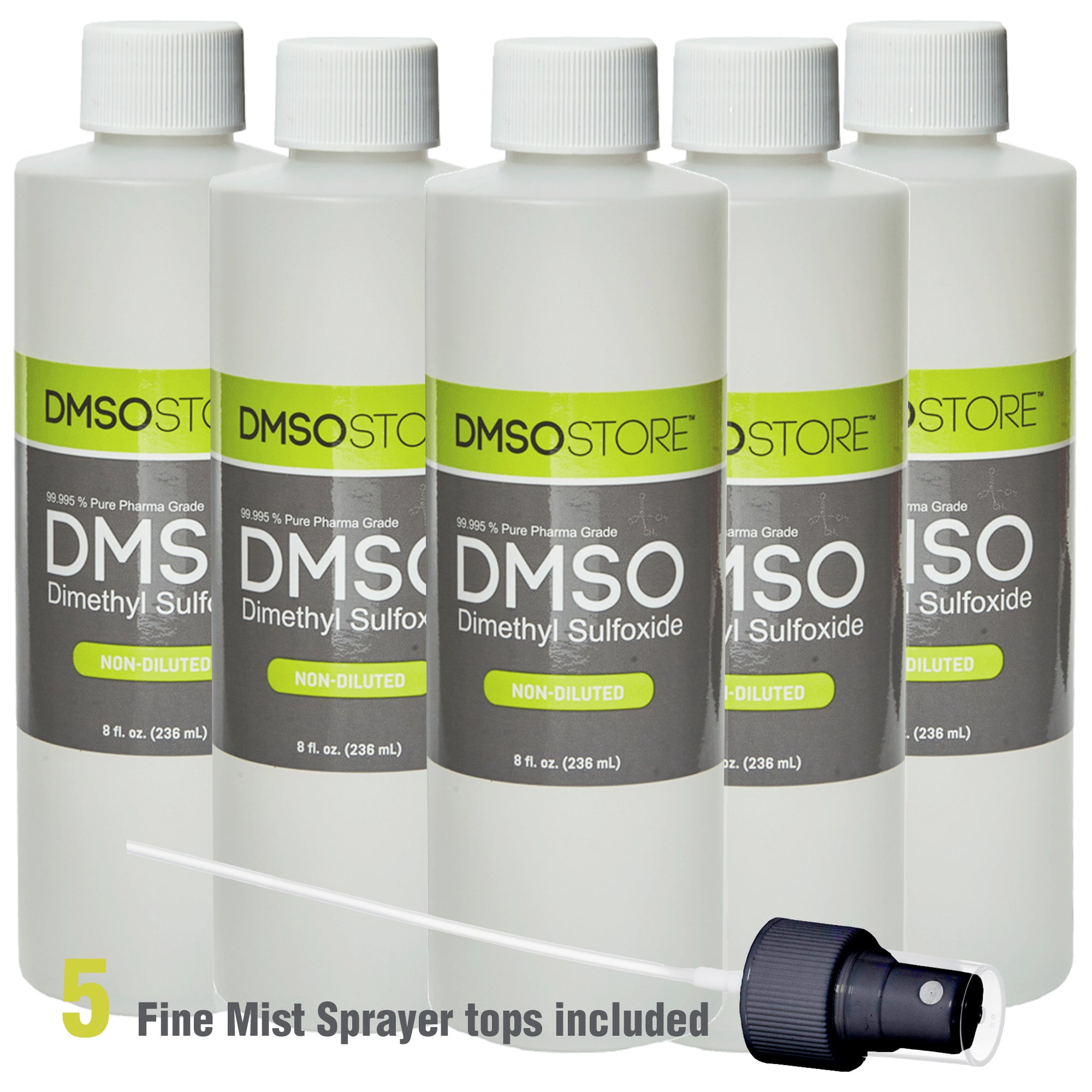 DMSO Liquid 8 oz in Plastic Bottle with Sprayer Pure 99.995 Pharma Gra ...