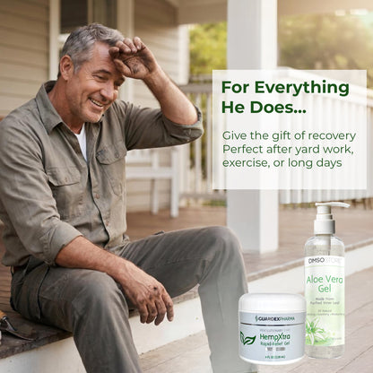 Father’s Day Relief & Recovery Gift Set – HempXtra & Aloe Vera Gel