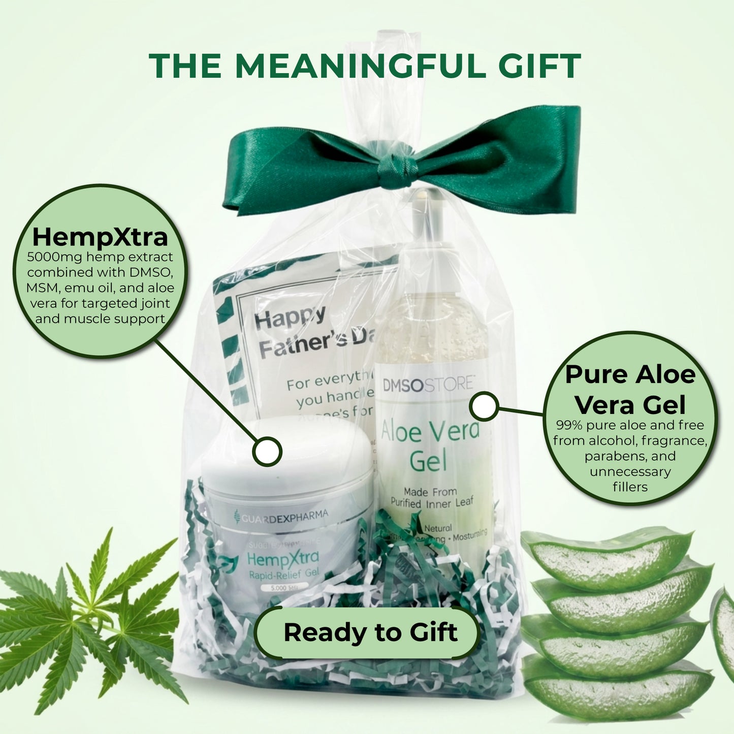 Father’s Day Relief & Recovery Gift Set – HempXtra & Aloe Vera Gel